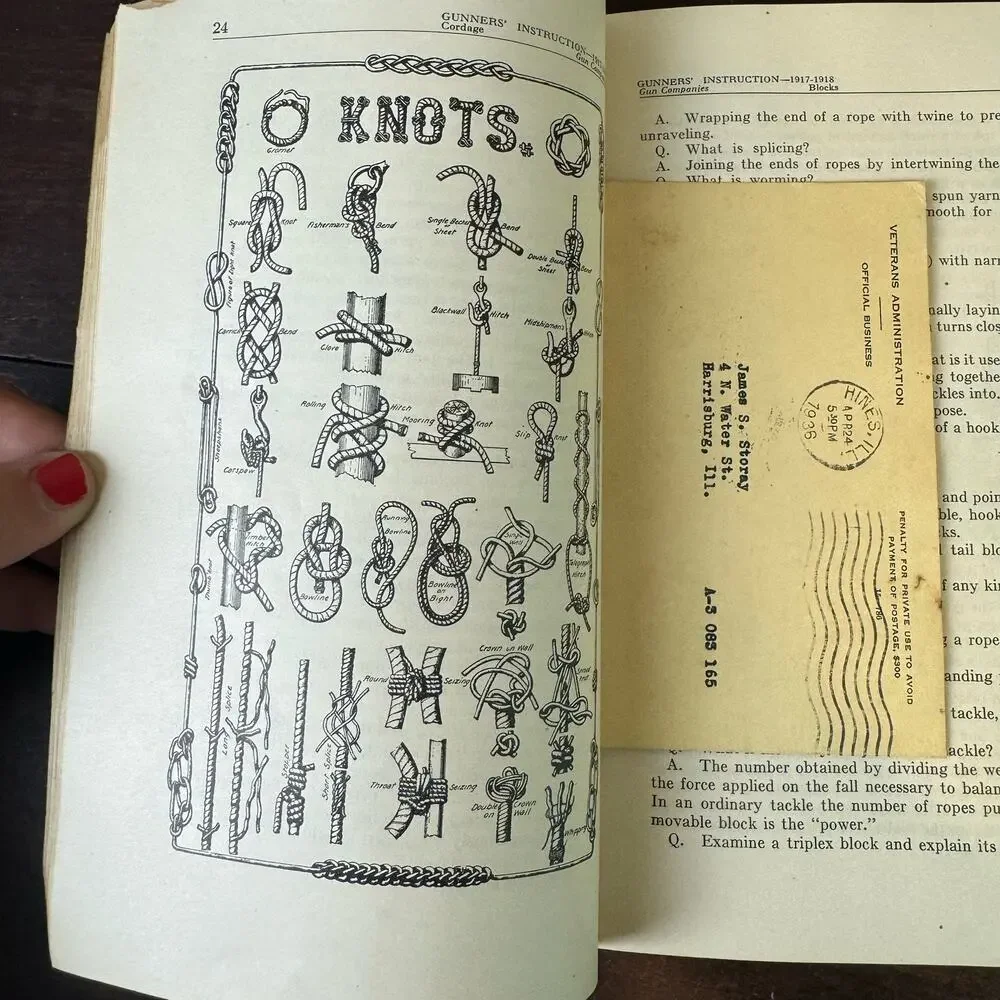 1917-1918 WWI Gunner's Instruction‎ Manual 14 Edition Gun Companies Book